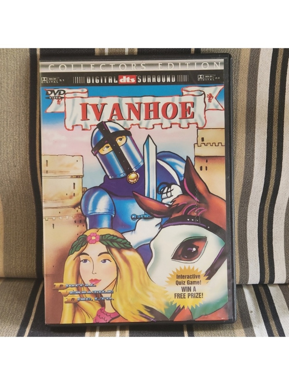 Ivanhoe Collector's Edition DVD - Blue Armor Artwork